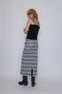 SPIRAL BUTTON THREE STRAP CAMISOLE -BLACK-